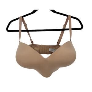 b.tempt'd 954281 Future Foundation Wire Free Strapless Bra tan size 38D